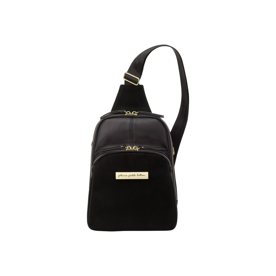 Criss-Cross Sling in Twilight Black-Handbags-Petunia Pickle Bottom