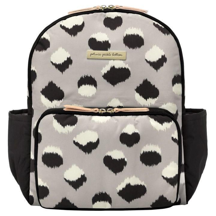 District Backpack Diaper Bag in Inkblot Ikat-Diaper Bags-Petunia Pickle Bottom