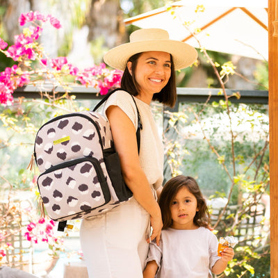 District Backpack Diaper Bag in Inkblot Ikat-Diaper Bags-Petunia Pickle Bottom