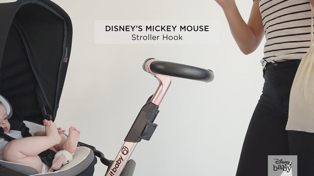 Mickey Mouse Stroller Hook in Rose Gold