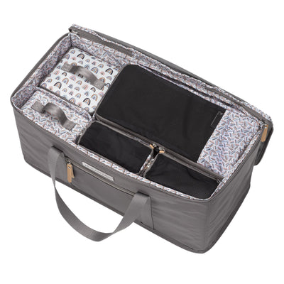 Inter-Mix Contents Caddy in Charcoal-Packing Cubes-Petunia Pickle Bottom