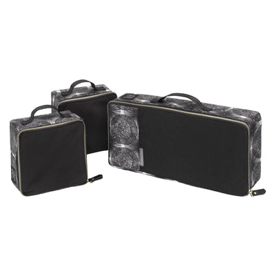 Inter-Mix Packing Pixel Trio in Stardust-Packing Cubes-Petunia Pickle Bottom