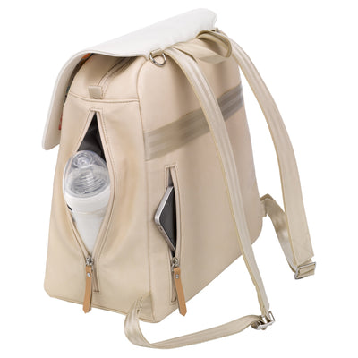 Meta Backpack in Toasted Marshmallow-Diaper Bags-Petunia Pickle Bottom