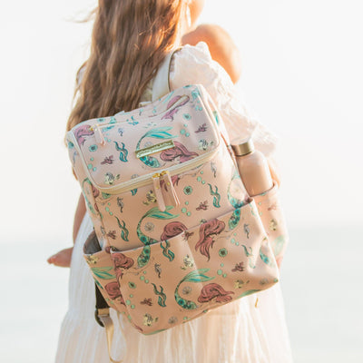 Method Backpack Diaper Bag in Disney's Little Mermaid-Diaper Bags-Petunia Pickle Bottom