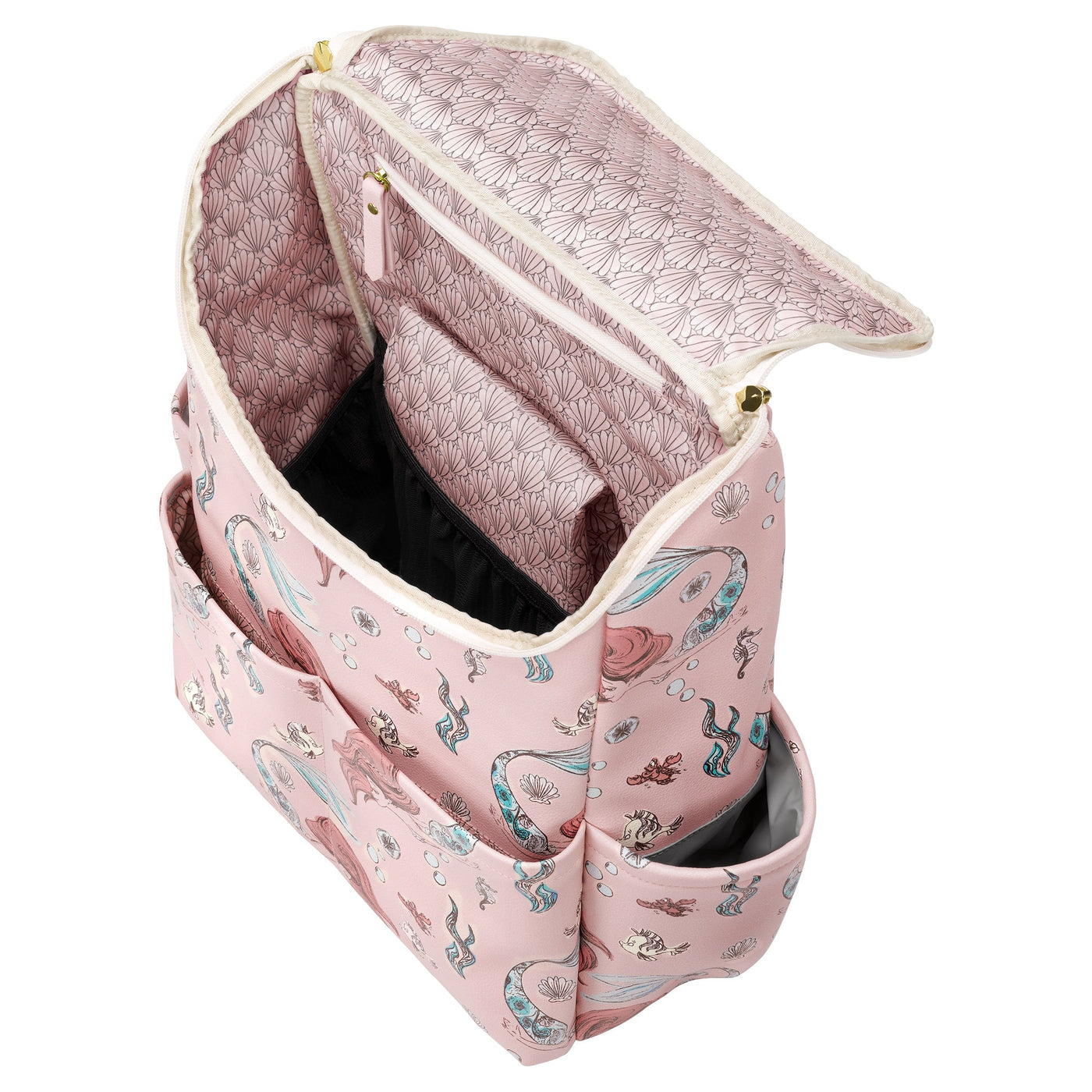 Method Backpack Diaper Bag in Disney's Little Mermaid-Diaper Bags-Petunia Pickle Bottom