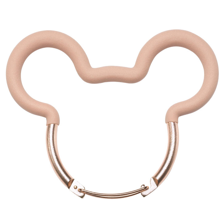 Mickey Mouse Stroller Hook in Rose Gold-Stroller Clips-Petunia Pickle Bottom