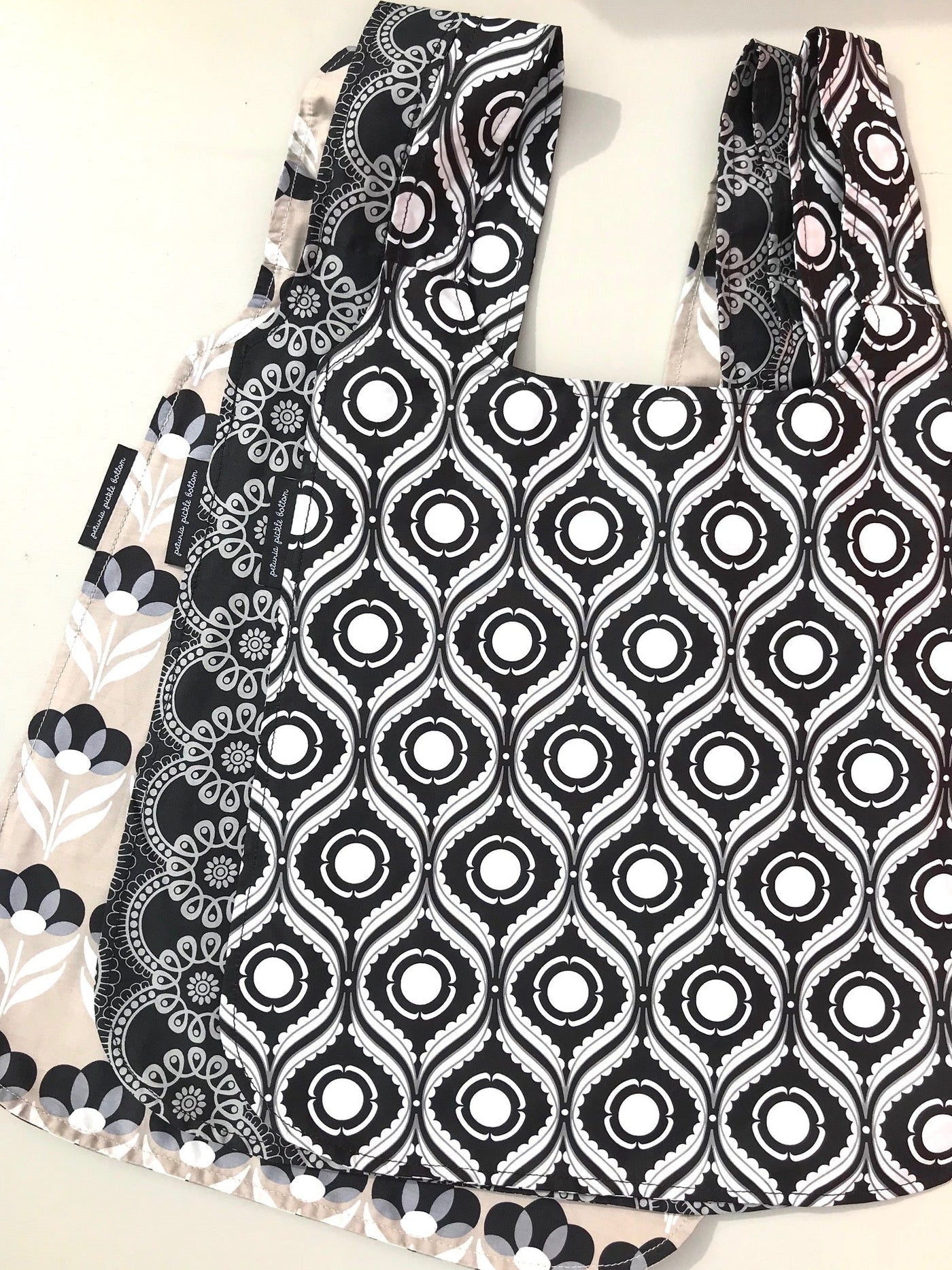 Organic Cotton Convertible Shopping Bag Mix & Match Set of 10-Diaper Bags-Petunia Pickle Bottom