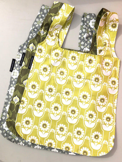 Organic Cotton Convertible Shopping Bag Mix & Match Set of 10-Diaper Bags-Petunia Pickle Bottom