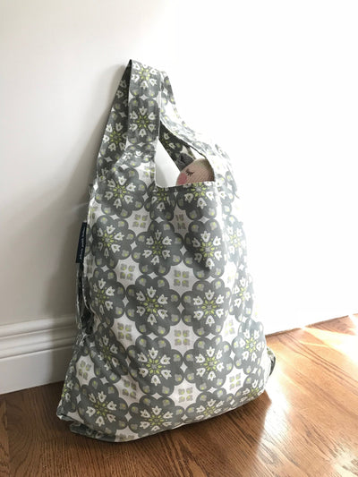 Organic Cotton Convertible Shopping Bag Mix & Match Set of 10-Diaper Bags-Petunia Pickle Bottom