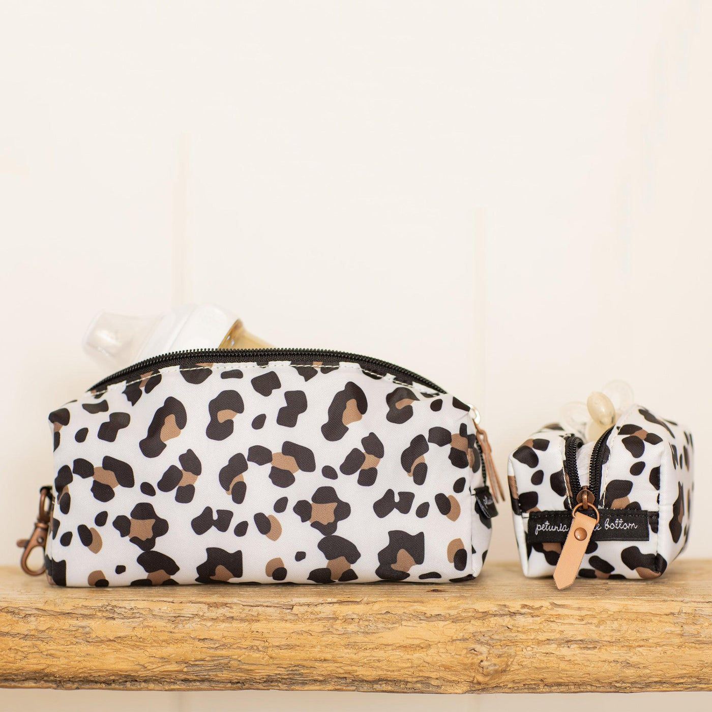 Pacifier Porter in Moon Leopard-Pacifier Cases-Petunia Pickle Bottom