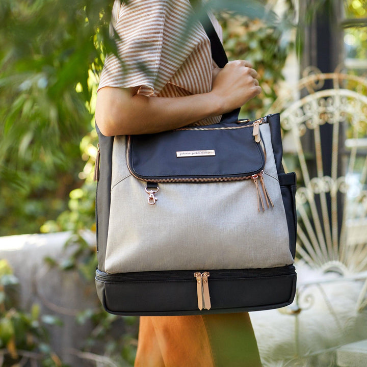 Pivot Pack in Black/Sand-Diaper Bags-Petunia Pickle Bottom