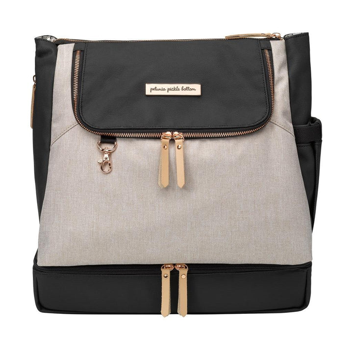Pivot Pack in Black/Sand-Diaper Bags-Petunia Pickle Bottom
