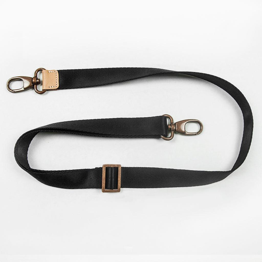 Shoulder Strap 1 Inch in Black/Copper-Shoulder Straps-Petunia Pickle Bottom