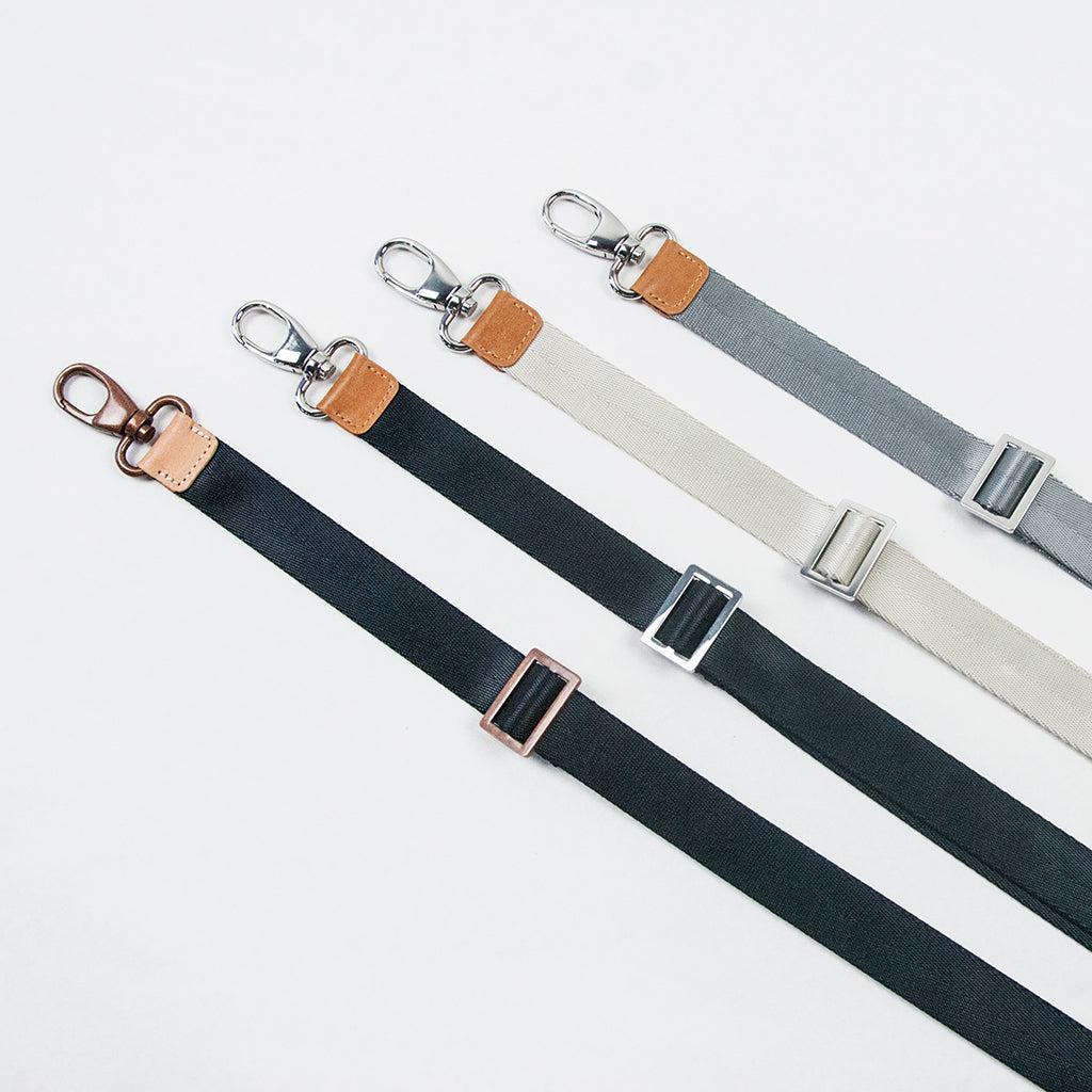 Shoulder Strap 1 Inch in Black/Silver-Shoulder Straps-Petunia Pickle Bottom