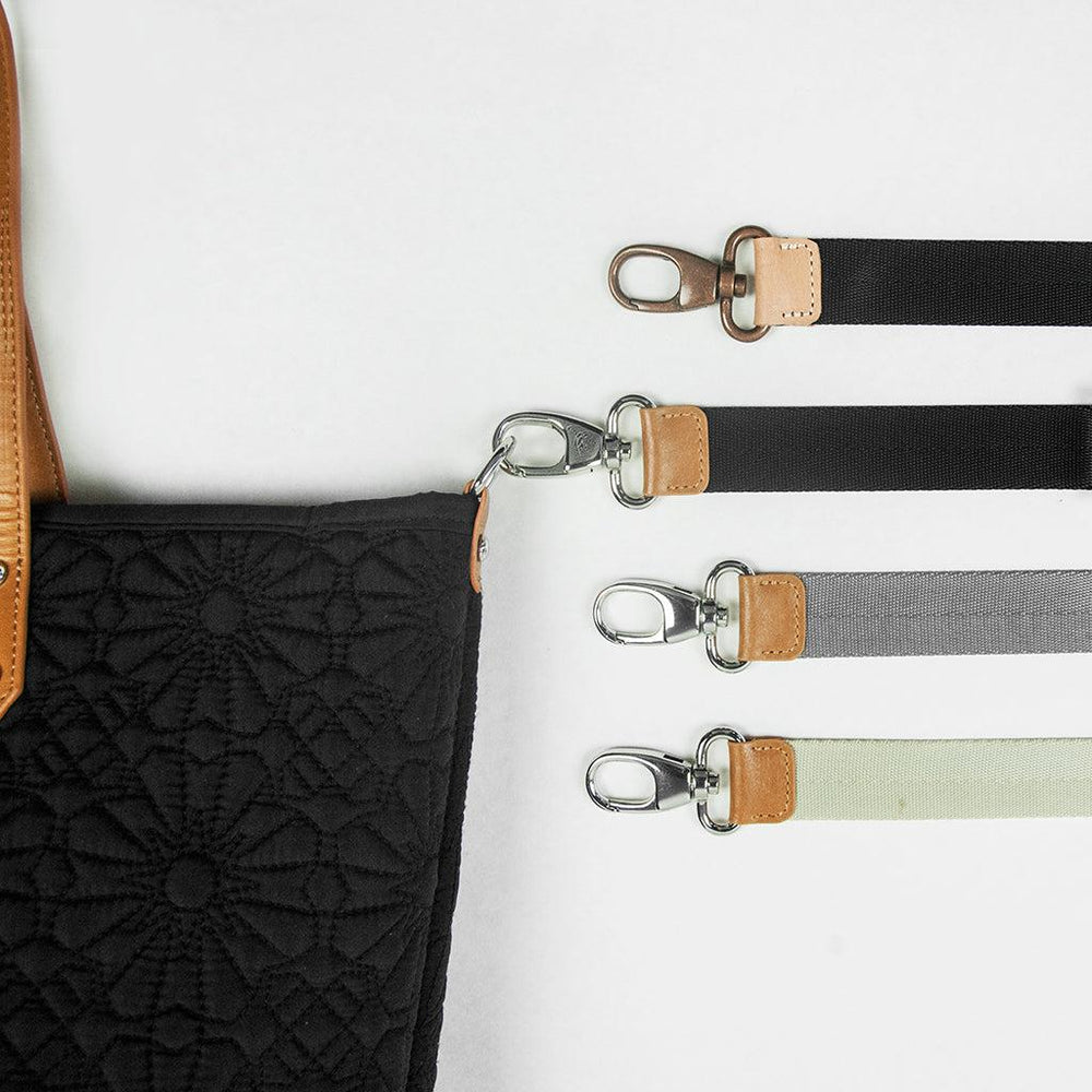 Shoulder Strap 1 Inch in Grey-Shoulder Straps-Petunia Pickle Bottom