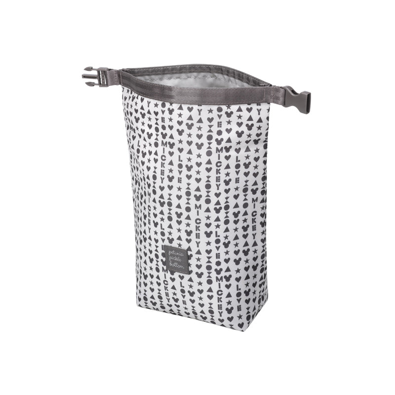 Sip Double Bottle Holder in Love Mickey Mouse-Bottle Bags-Petunia Pickle Bottom