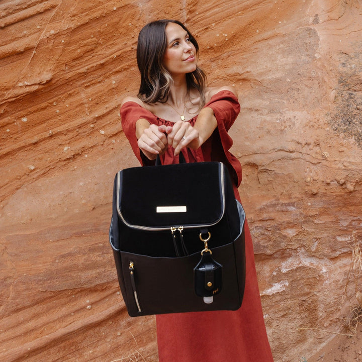 Tempo Backpack Diaper Bag in Twilight Black-Diaper Bags-Petunia Pickle Bottom