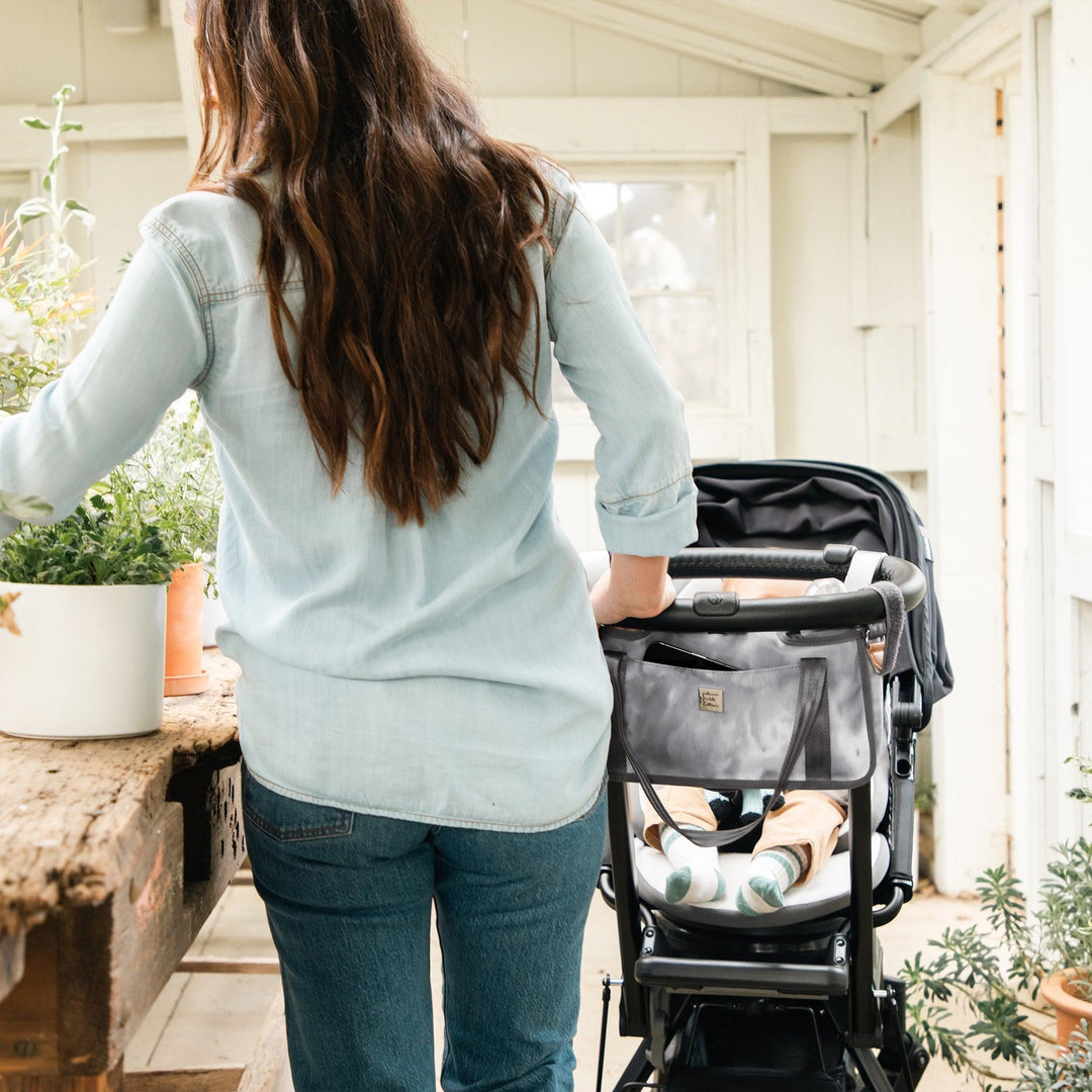 Wander Stroller Caddy in Smoke Swirl Tie Dye-Caddy-Petunia Pickle Bottom